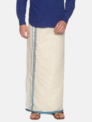 PURE COTTON OFF WHITE KERALA DOUBLE MUNDU