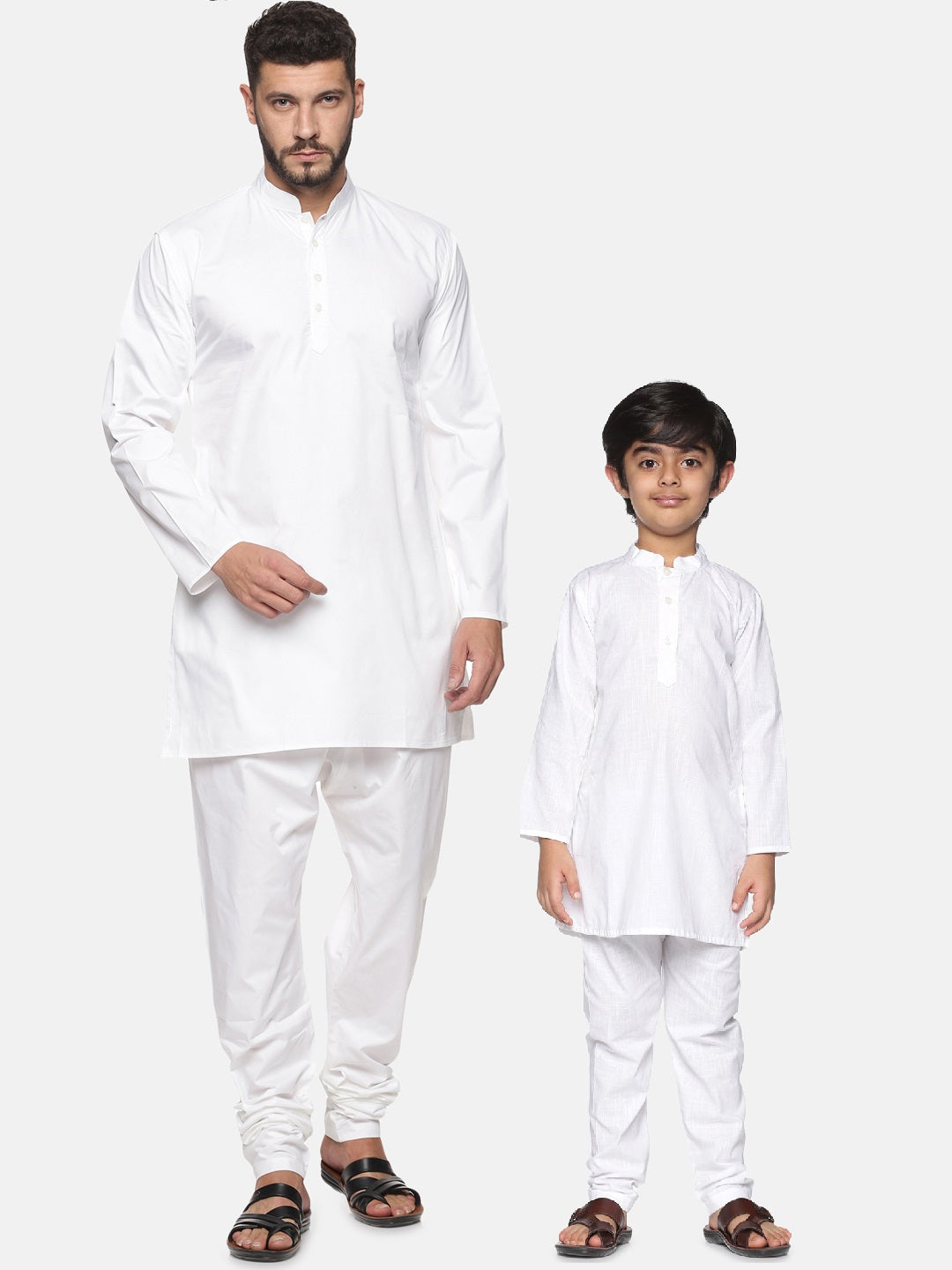 Completo Tradizionale Uomo SETHUKRISHNA | Kurta E Dhoti Pre-cucito, Bianco, Per Cerimonie
