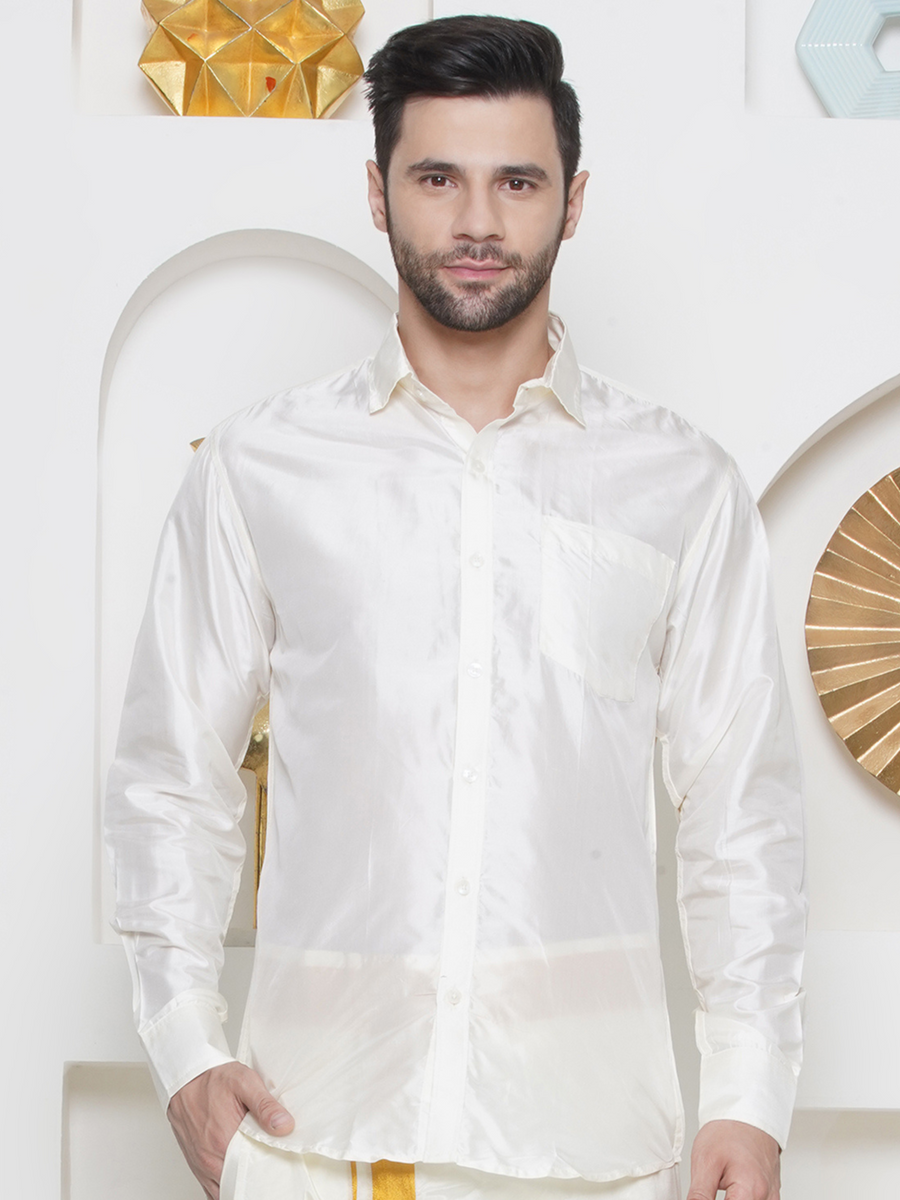 Sethukrishna Mens Pure Silk Shirt