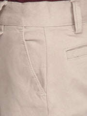Boys Beige Colour Casual Chino Shorts
