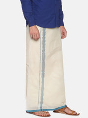 PURE COTTON OFF WHITE KERALA DOUBLE MUNDU