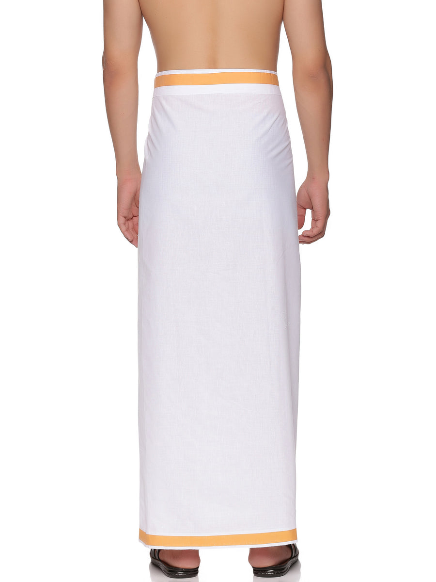 MENS READYMADE PLAIN MANGO POCKET DHOTI