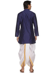 MENS SILK SHORT KURTA WITH PANCHAKAJAM