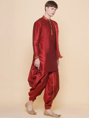 Sethukrishna Mens Embroidery Kurta and Dhotipant Set