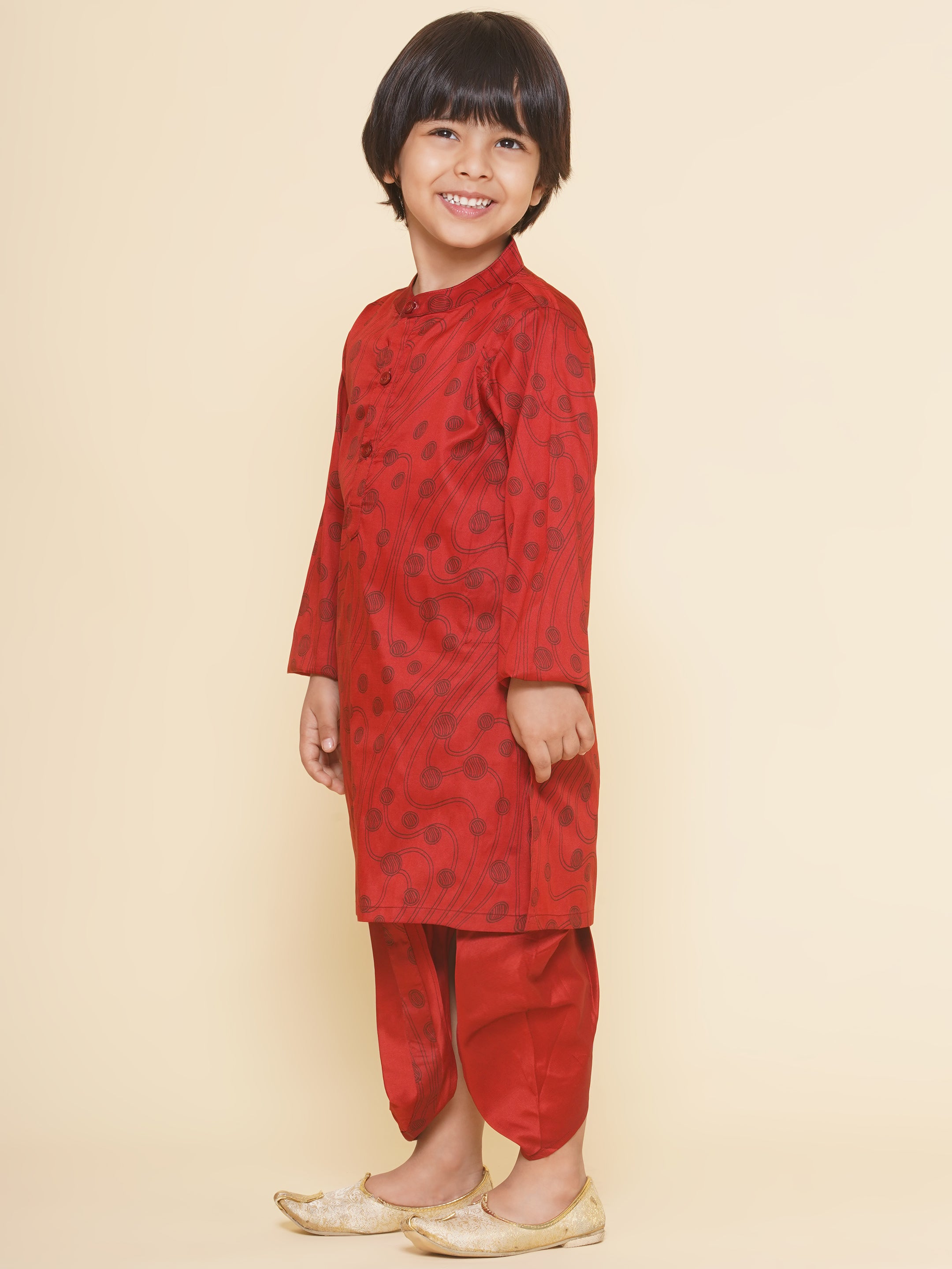 Boys Ball Design Printed  Kurta