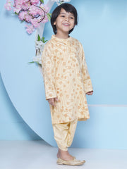 Boys Ball Design Printed Kurta DhotiPant Set