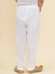 Boy's Cream colour Ethnic Pyjama