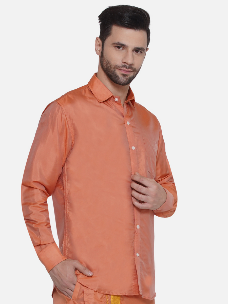 Sethukrishna Mens Solid Colour Shirt
