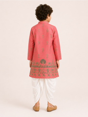 Boys Printed Kurta Dhoti Set