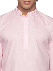 MENS SLUB COTTON LONG KURTA WITH PANCHAKAJAM