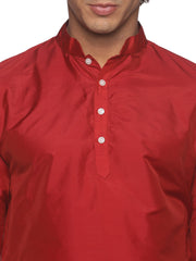 MENS BUTTER SILK LONG KURTA WITH PANCHAKAJAM