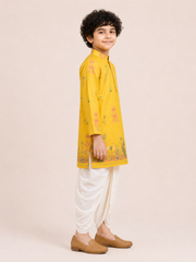 Boys Printed Kurta Dhoti Set
