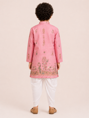 Boys Printed Kurta Dhoti Set