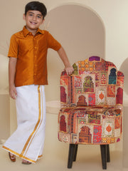 Boys Ethnic Shirt with Dhoti Set