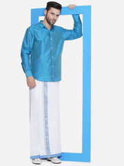 Men Kerala Cotton Readymade Pocket Dhoti