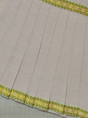 Girls Solid Color Ethnic Pavadai Set