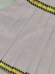 Girls Solid Color Ethnic Pavadai Set