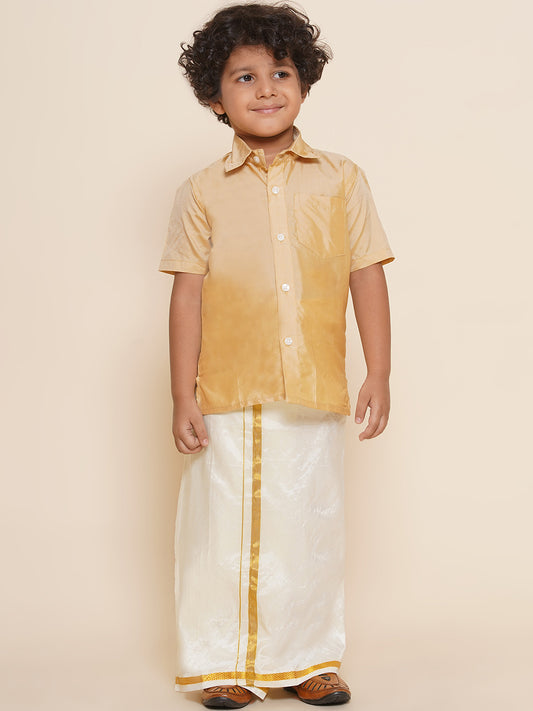 Boys Shirt With Dhoti Set