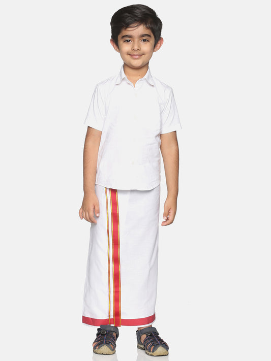 Boys Shirt With Dhoti Set