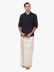 PURE BLEND CREAM DHOTI