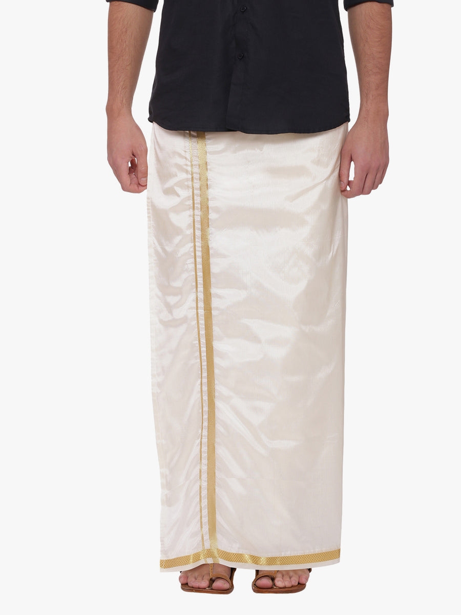 PURE BLEND CREAM DHOTI