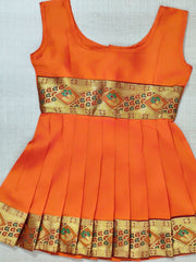 Girls Ethnic Silk Finish Pavadai set
