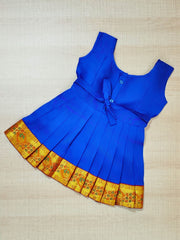 Girls Ethnic Silk Finish Pavadai set