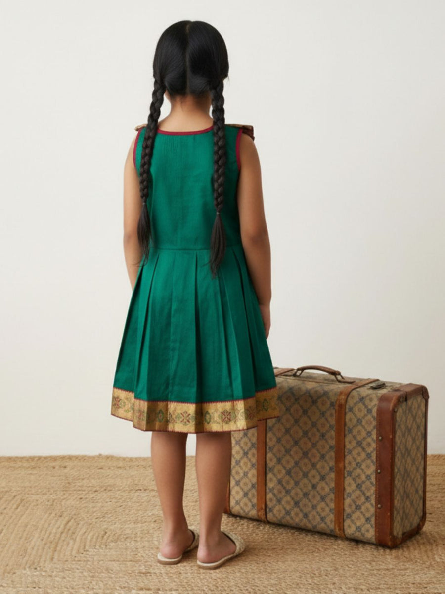 Baby Girl Silk Traditional Frock