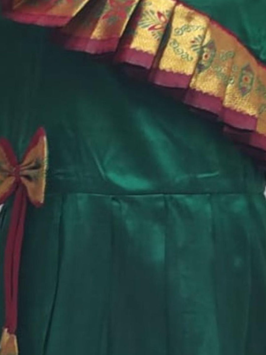 Baby Girl Silk Traditional Frock