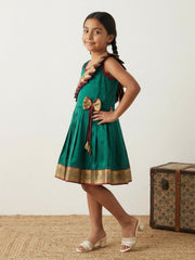 Baby Girl Silk Traditional Frock