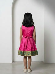 Baby Girl Silk Traditional Frock