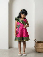 Baby Girl Silk Traditional Frock