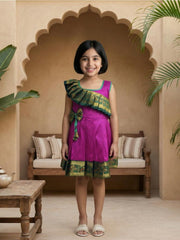Baby Girl Silk Traditional Frock