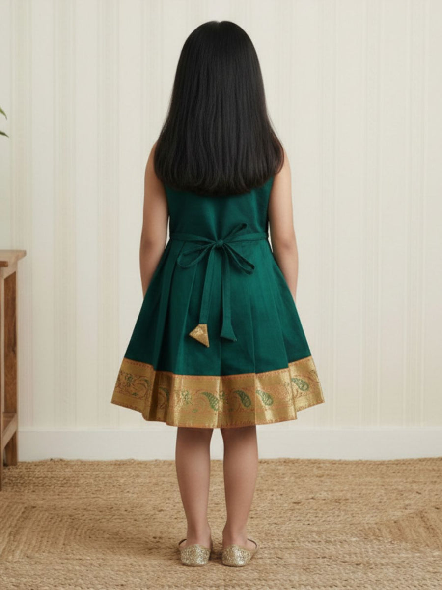 Baby Girl Silk Traditional Frock