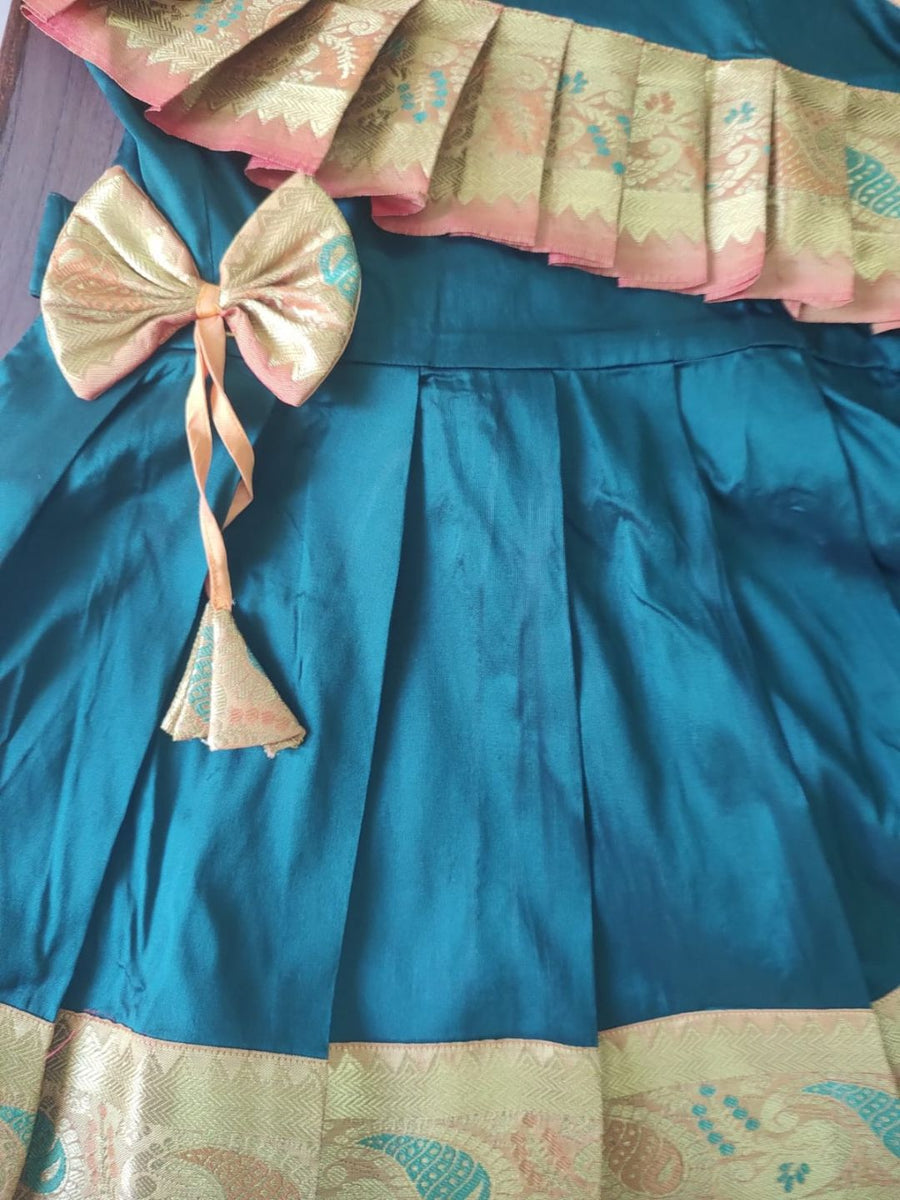 Baby Girl Silk Traditional Frock