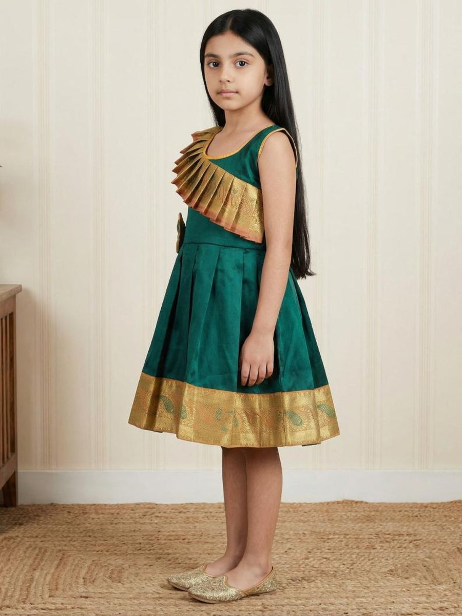Baby Girl Silk Traditional Frock