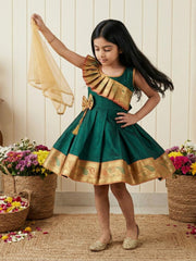 Baby Girl Silk Traditional Frock