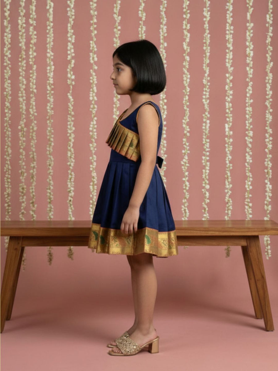 Baby Girl Silk Traditional Frock