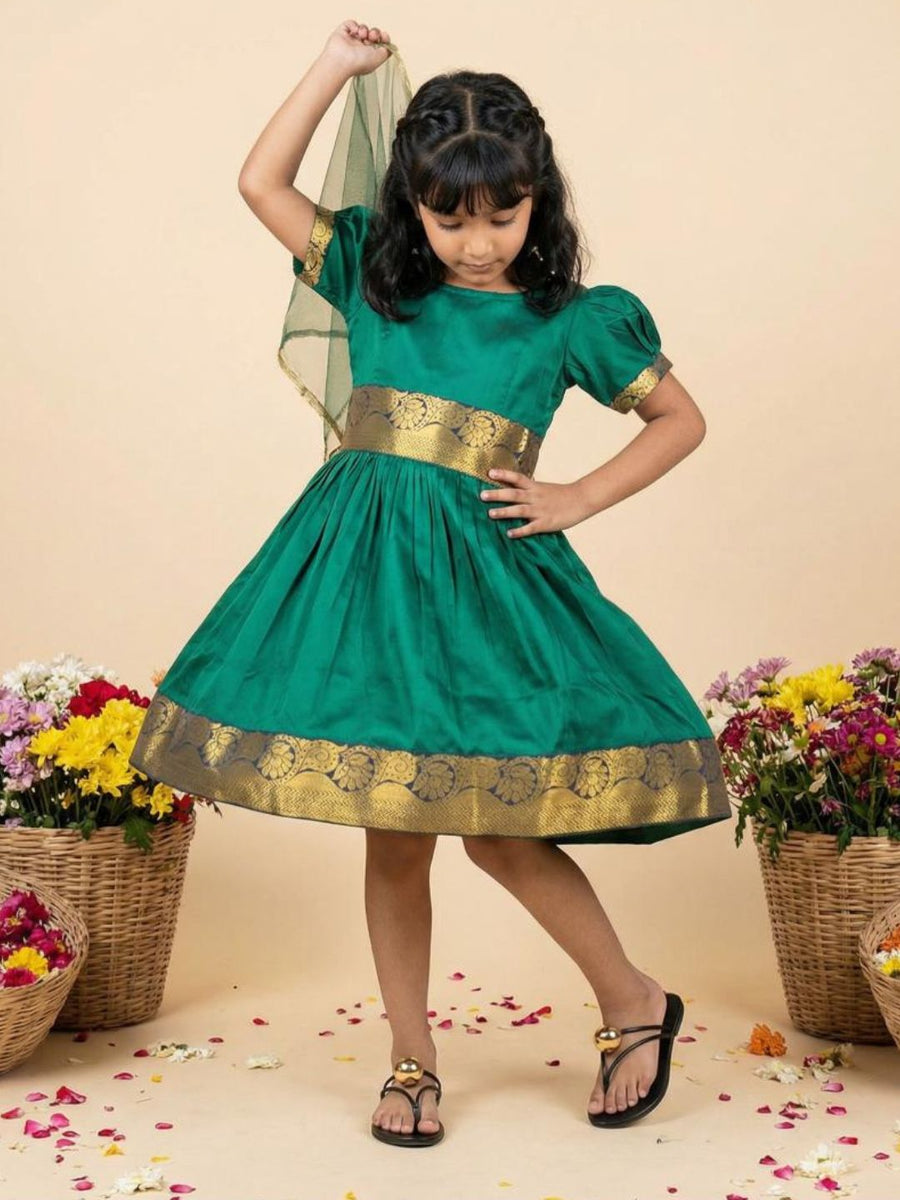 Baby Girl  Silk Traditional Frock