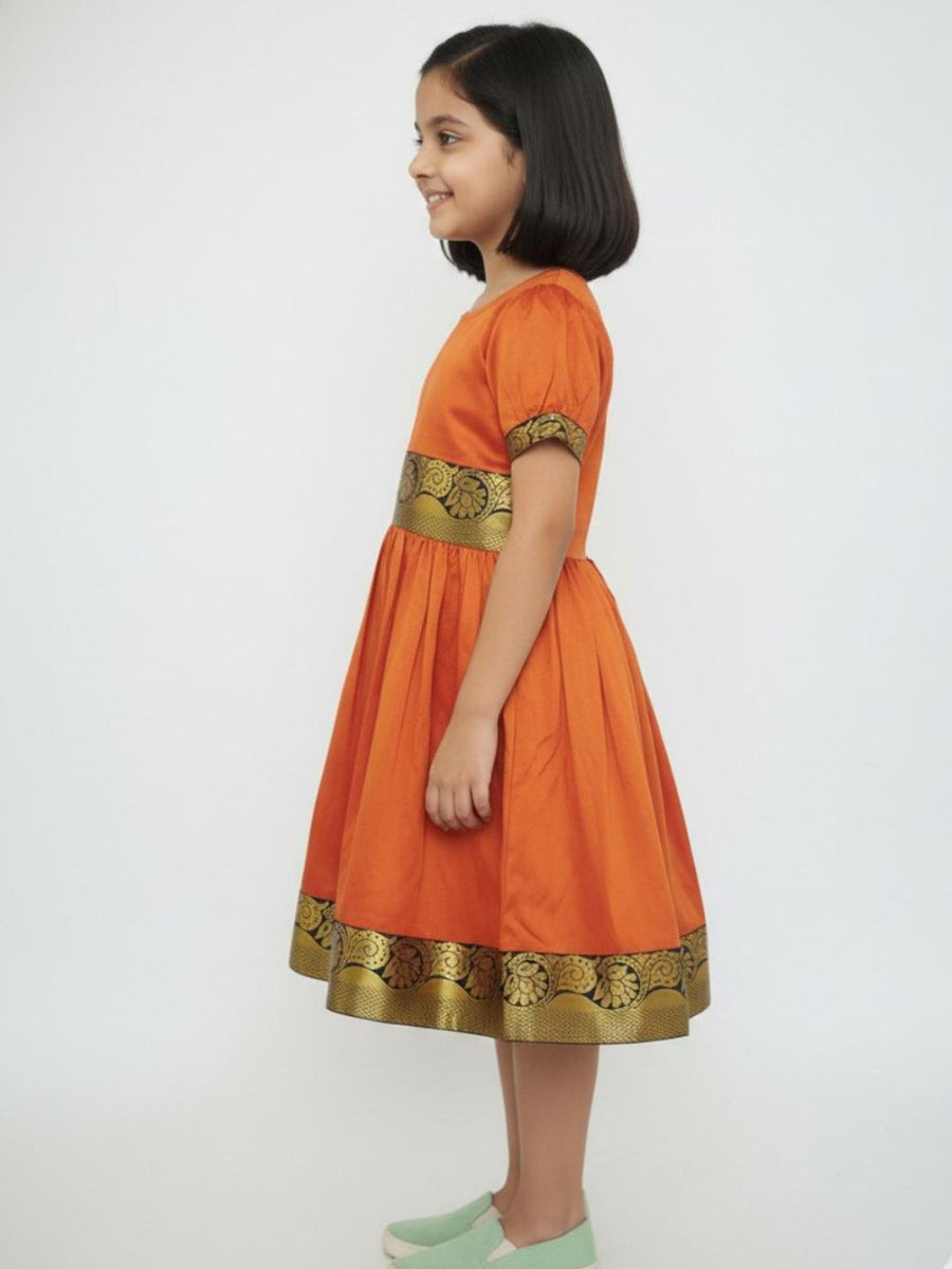 Baby Girl  Silk Traditional Frock