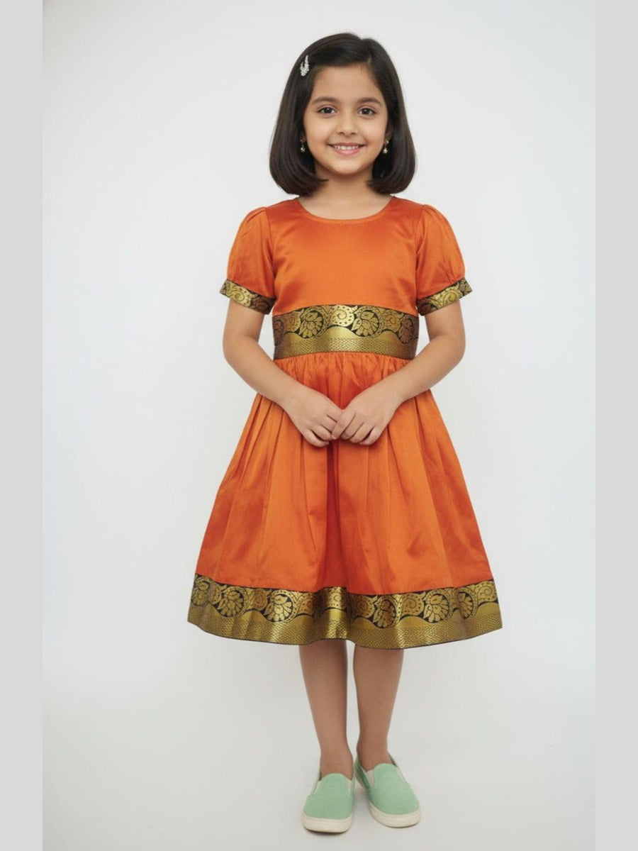 Baby Girl  Silk Traditional Frock