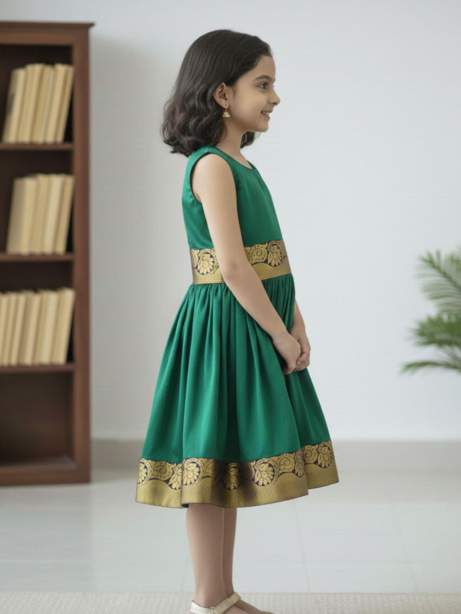 Baby Girl  Silk Traditional Frock