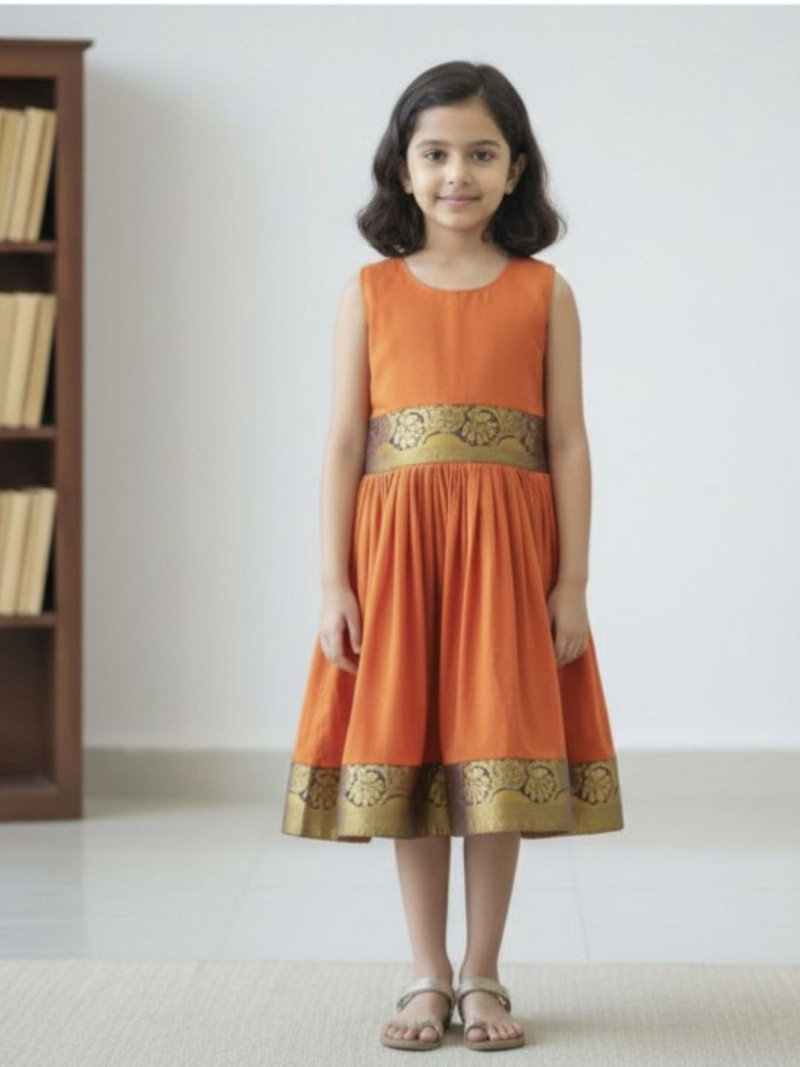 Baby Girl  Silk Traditional Frock