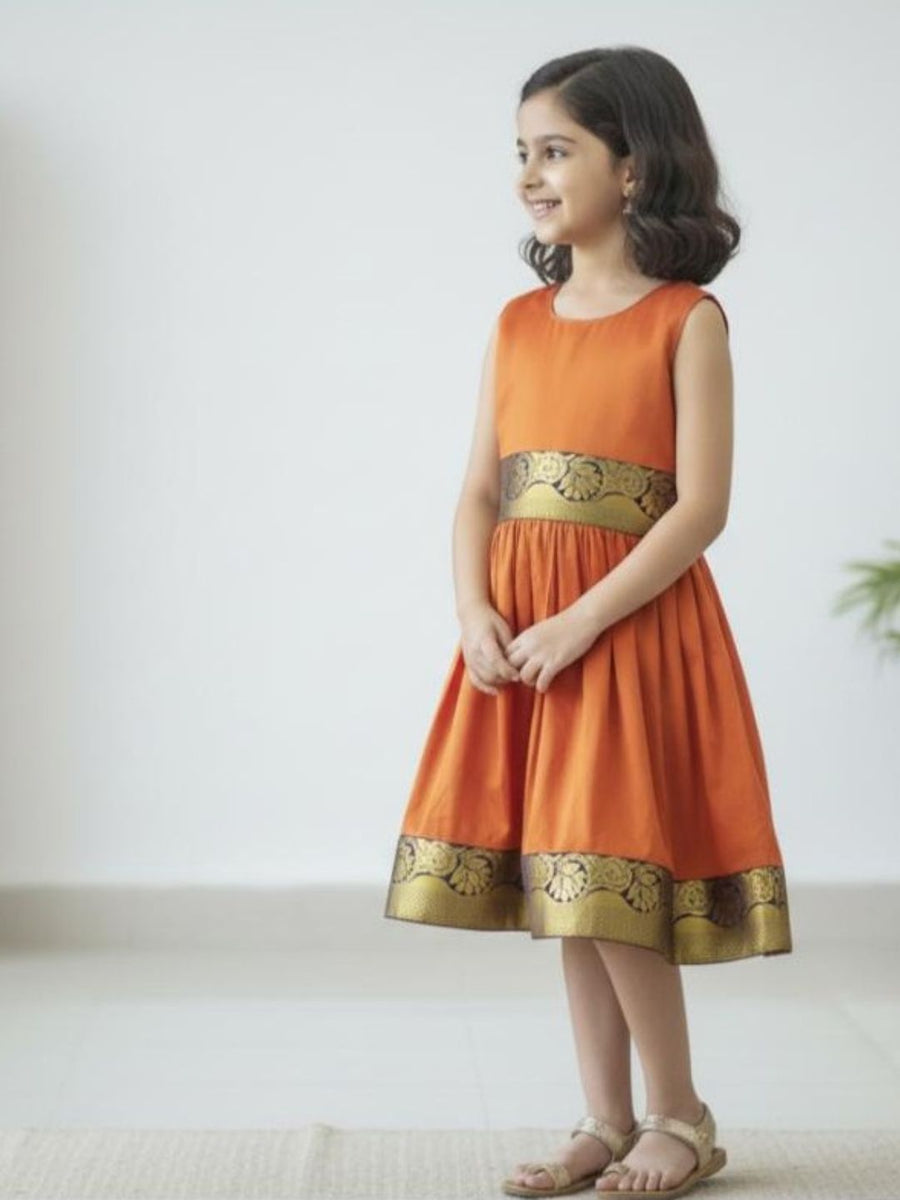 Baby Girl  Silk Traditional Frock