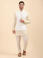 Men Kurta Pyjama Set and Nehru Jacket