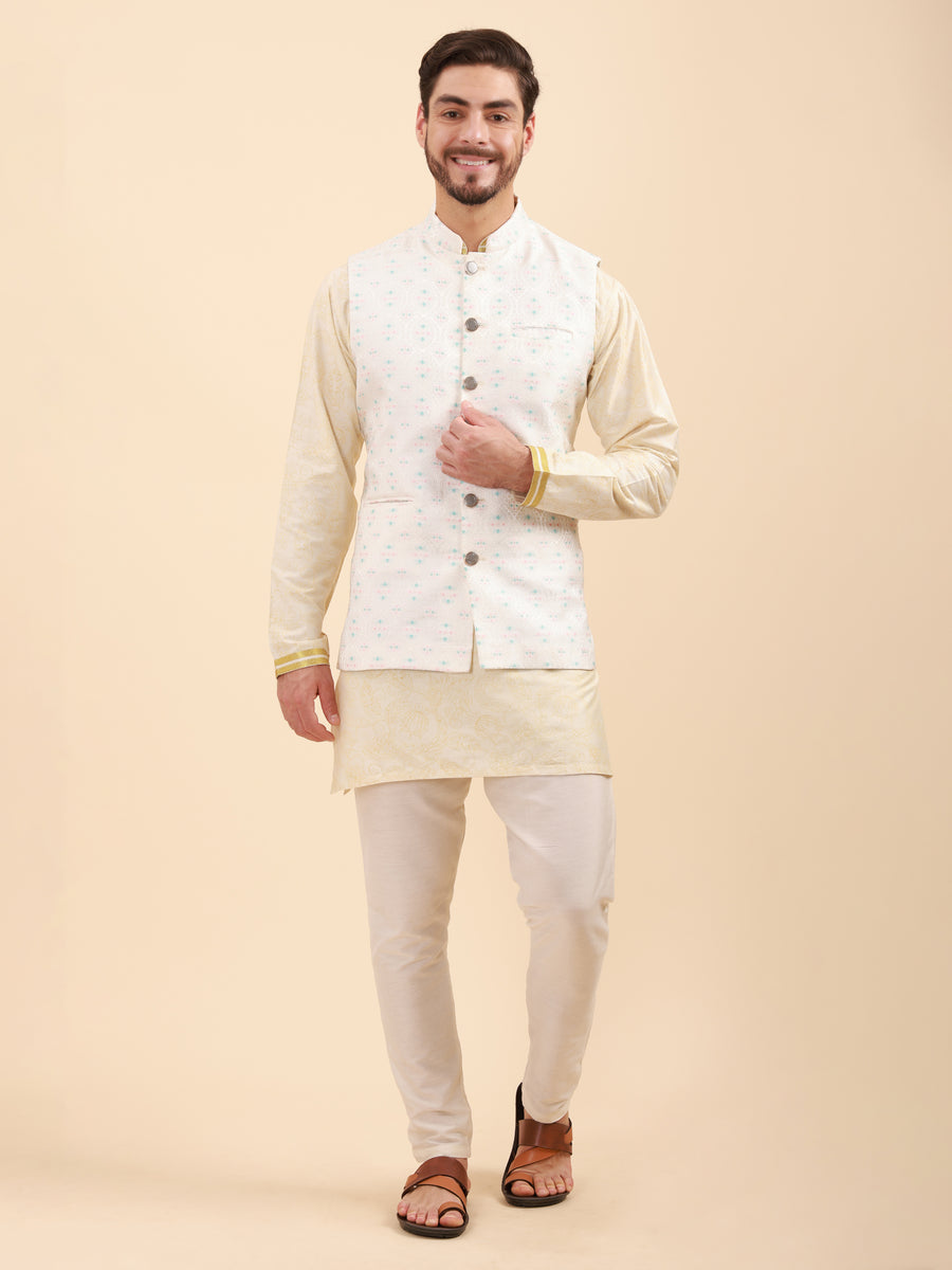 Men Kurta Pyjama Set and Nehru Jacket