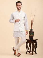 Men Kurta Pyjama Set and Nehru Jacket