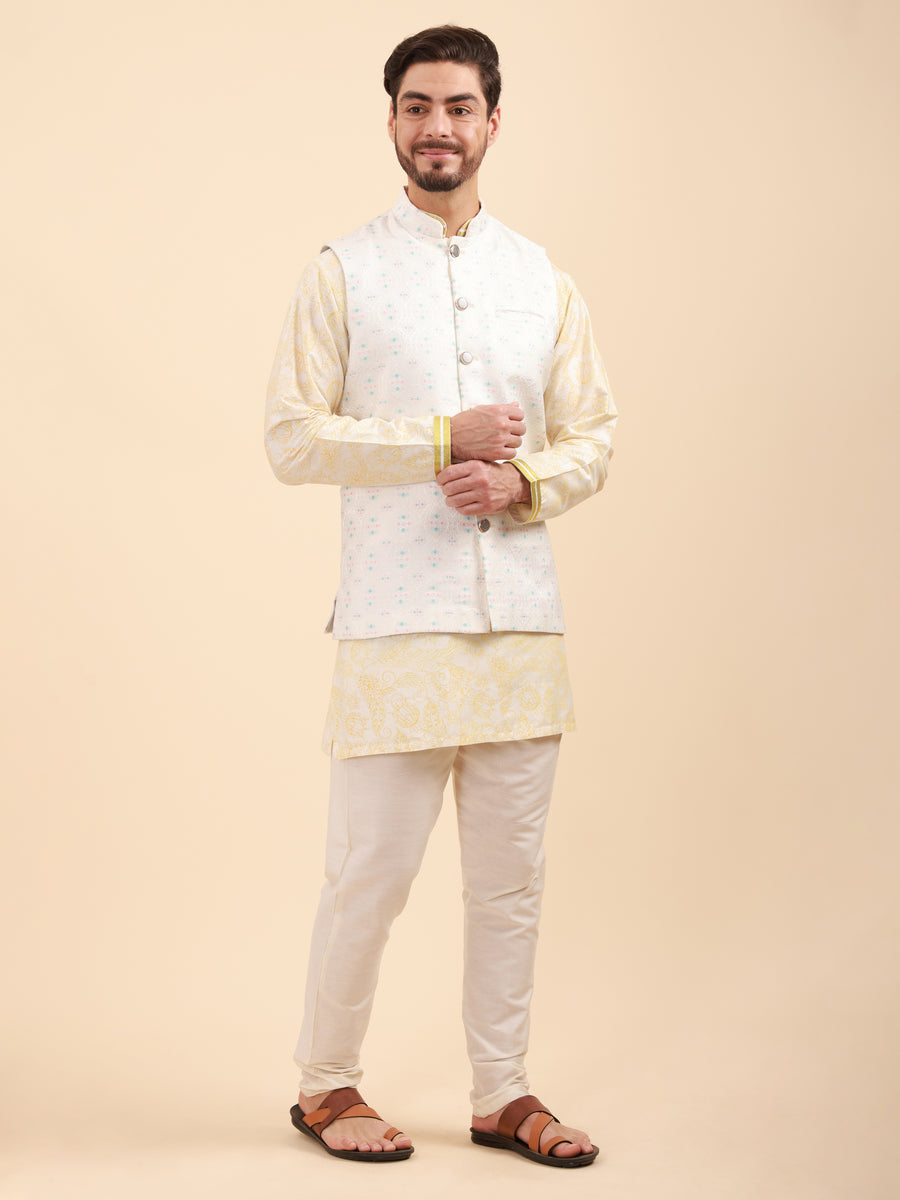 Men Kurta Pyjama Set and Nehru Jacket