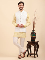Men Kurta Pyjama Set and Nehru Jacket