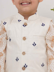 Boys Mandarin Collar Nehru Jacket.